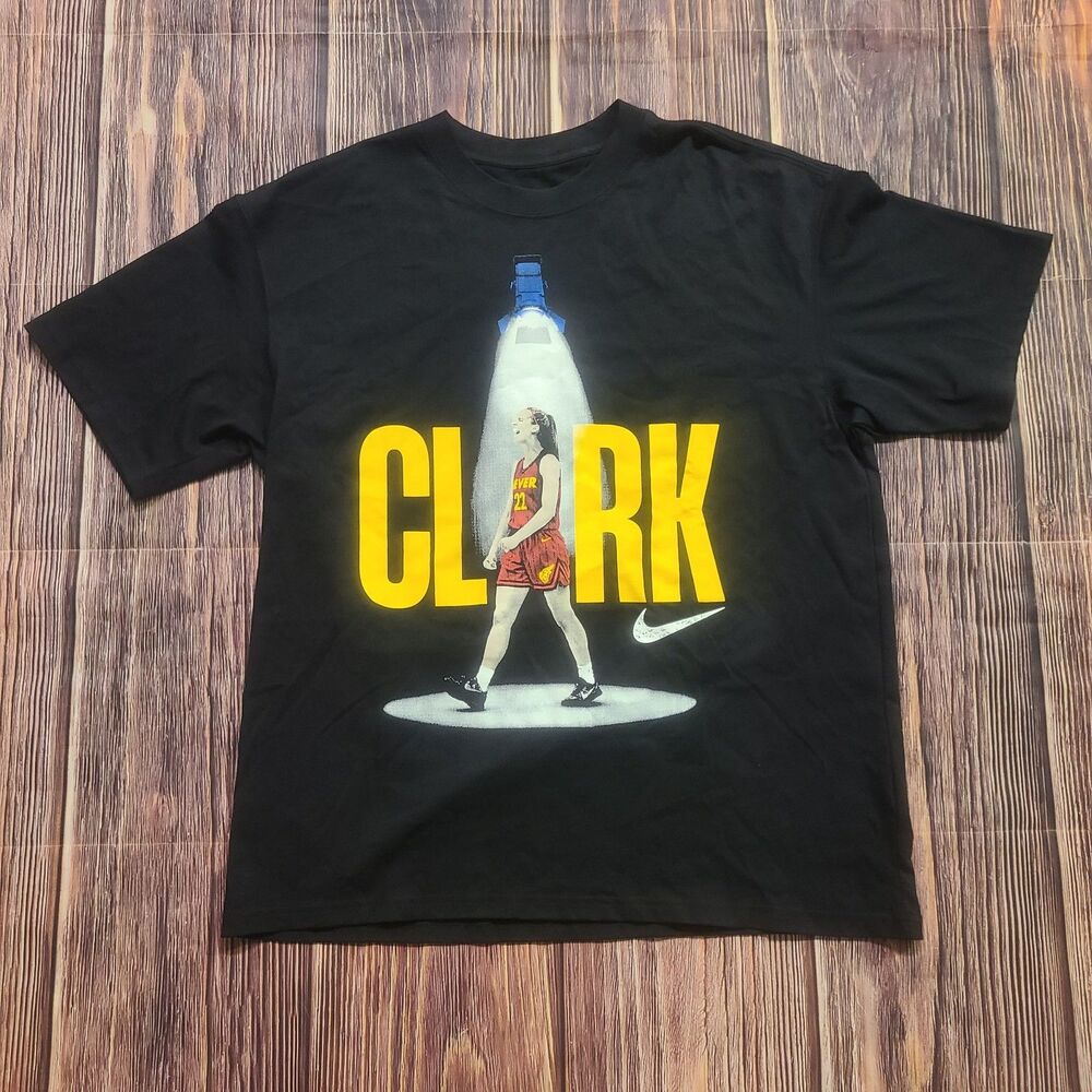 Nike Caitlin Clark Shirt Mens Medium WNBA Indiana Fever "So Win" Basketball Tee